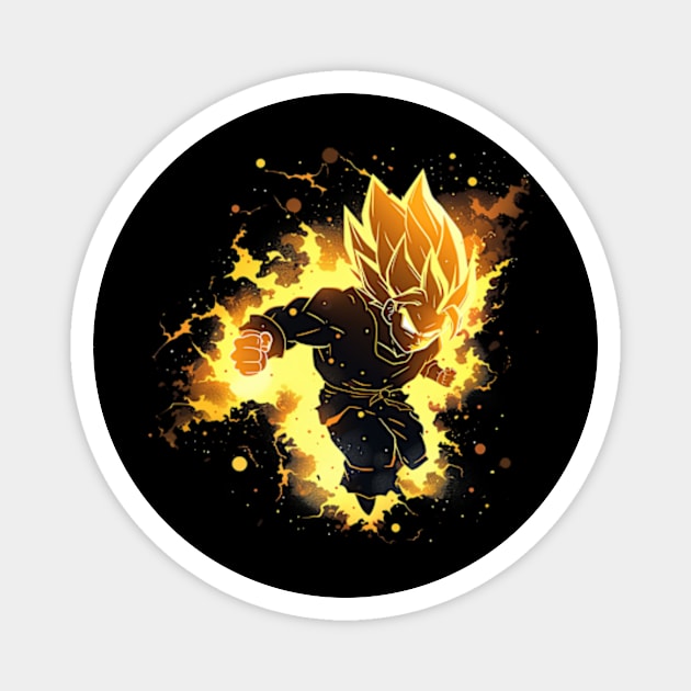 super sayian Magnet by sample the dragon